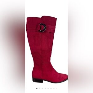 Impo western style scarlet red riding boots 8.5